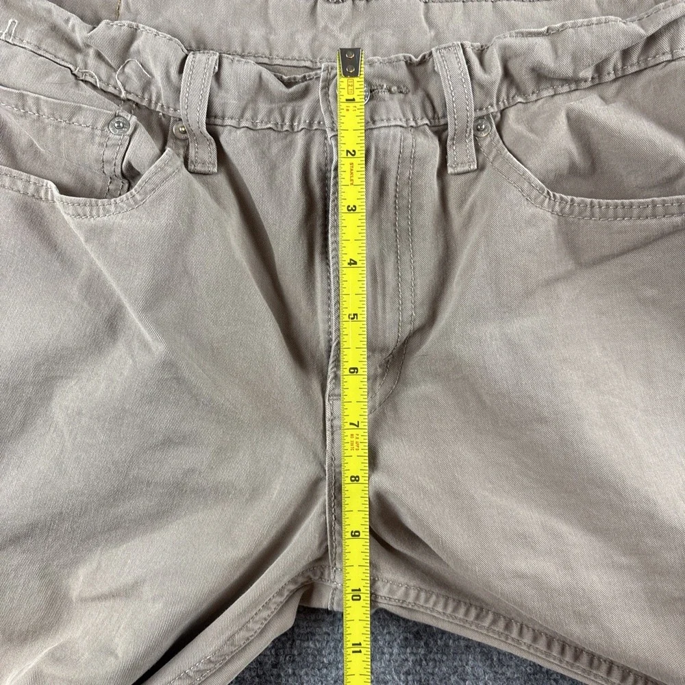Levi's Men's 5-Pocket Khaki Pants Jean Cut Chino Tan Twill Size 34x30